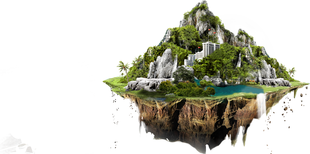 Island Floating Download HD PNG Clipart