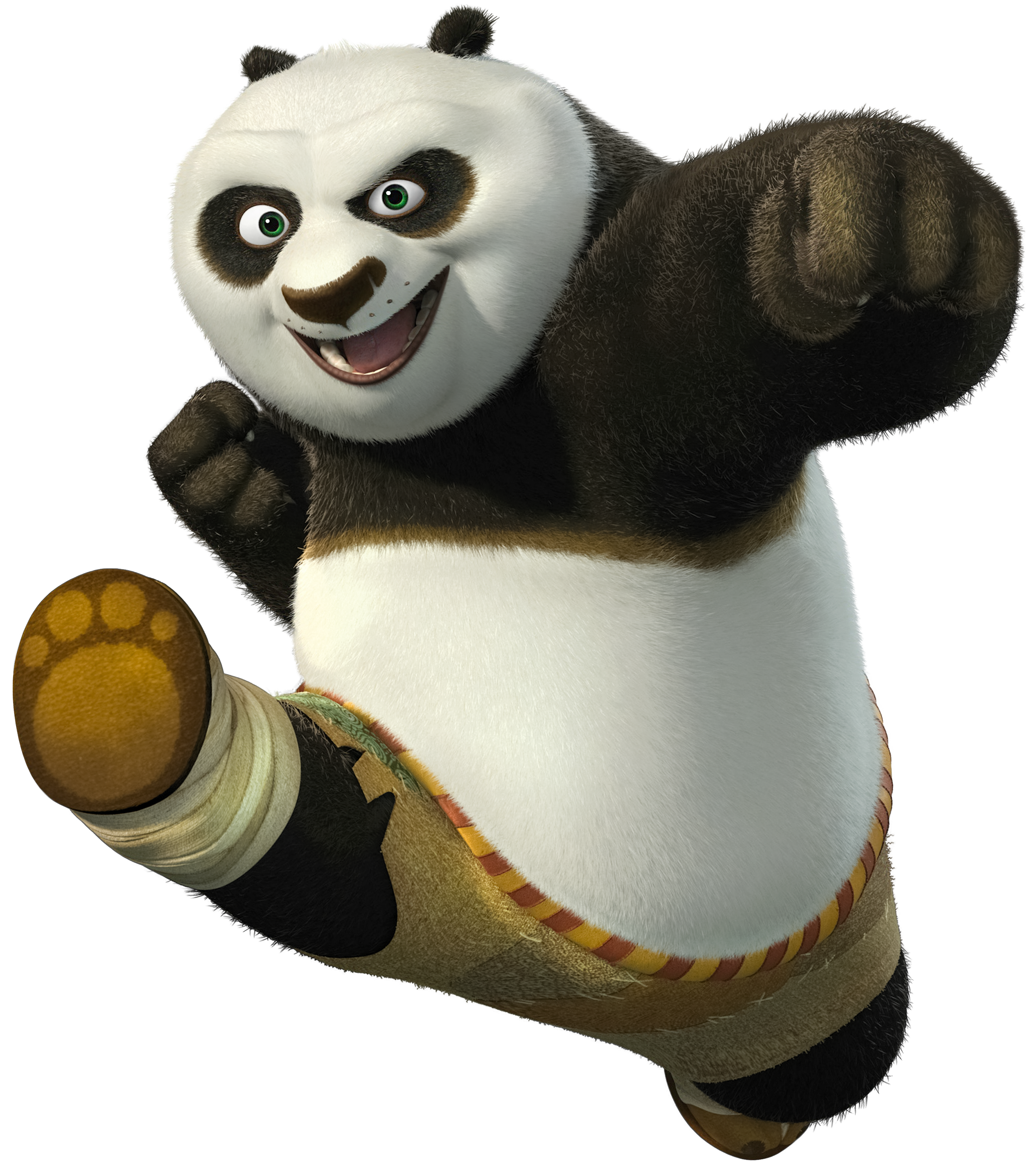 Giant Fu Po Kung Panda Transparent Clipart