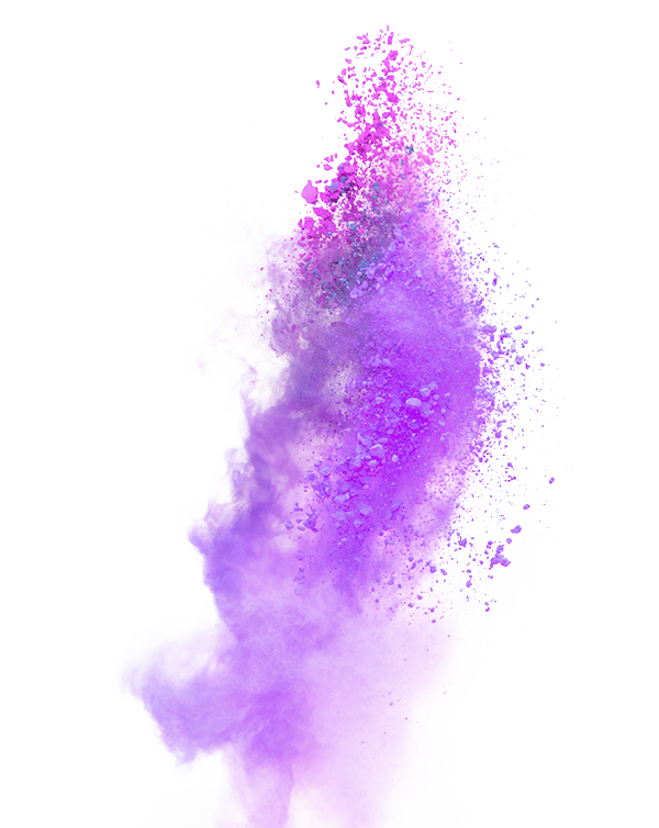 Atmosphere Explosion Color Effect Element Purple Ink Clipart