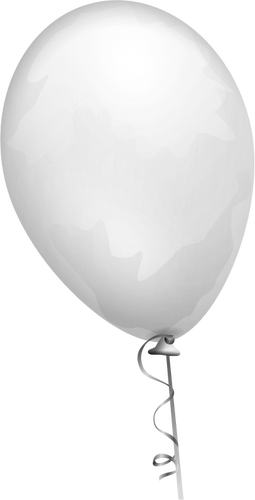 Of Pale Yellow Balloon On A Decorated String Clipart