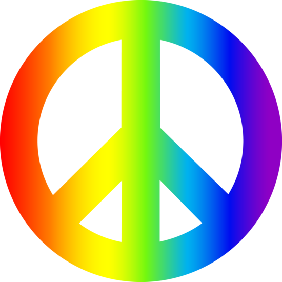 Peace Sign Black And White Png Images Clipart