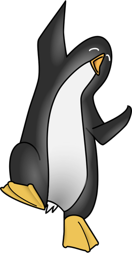 Hapy Penguin Clipart