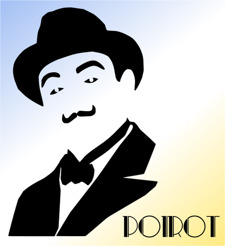 Of Portrait Of Hercule Poirot Clipart