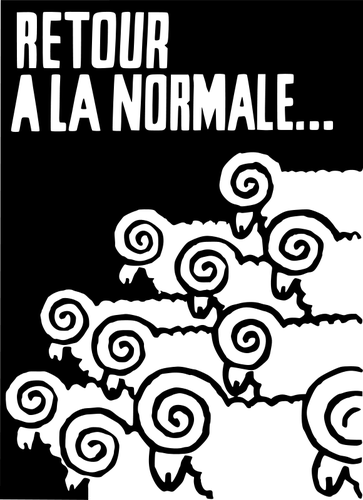 Return To Normal Poster Clipart