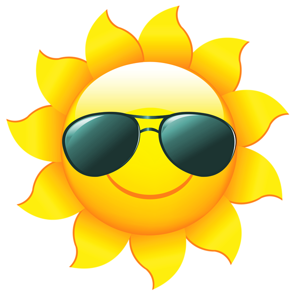 Content Sun Sunglasses With Free Clipart HQ Clipart