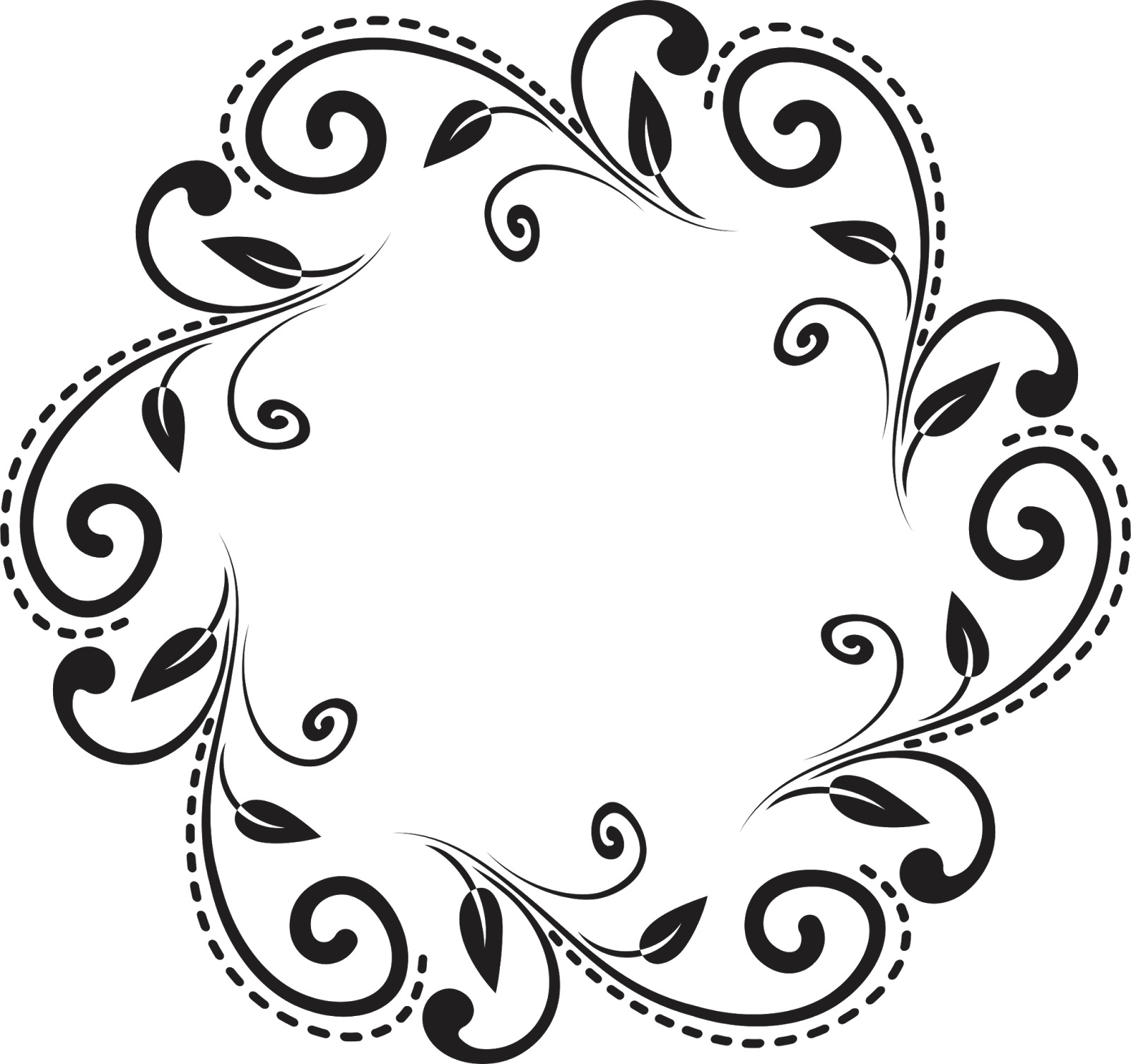 Monogram Pattern Stencil Arabesco Free Download PNG HQ Clipart