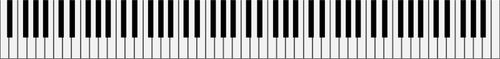 Of Piano Keys Clipart
