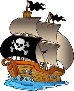 Pirate Ship Baby Shower Pirates And Album Clipart