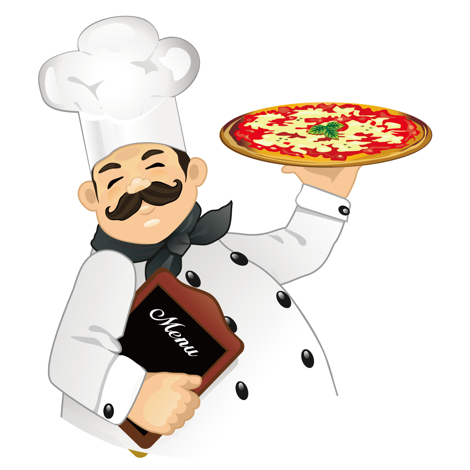 Cuisine Salad Antipasto Pizza'S Chef Pizza Italian Clipart