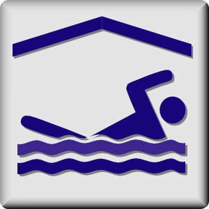 Hotel Icon Indoor Pool At Clker Vector Clipart