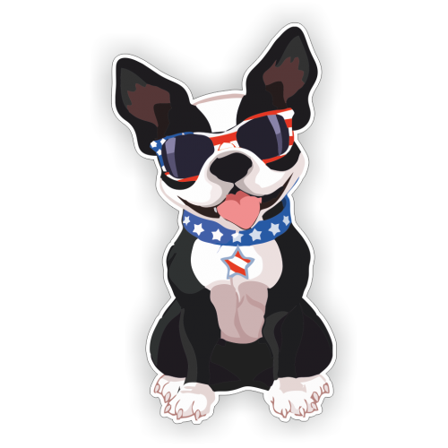 Boston Photography Vector Graphics Puppy Terrier Stock Clipart