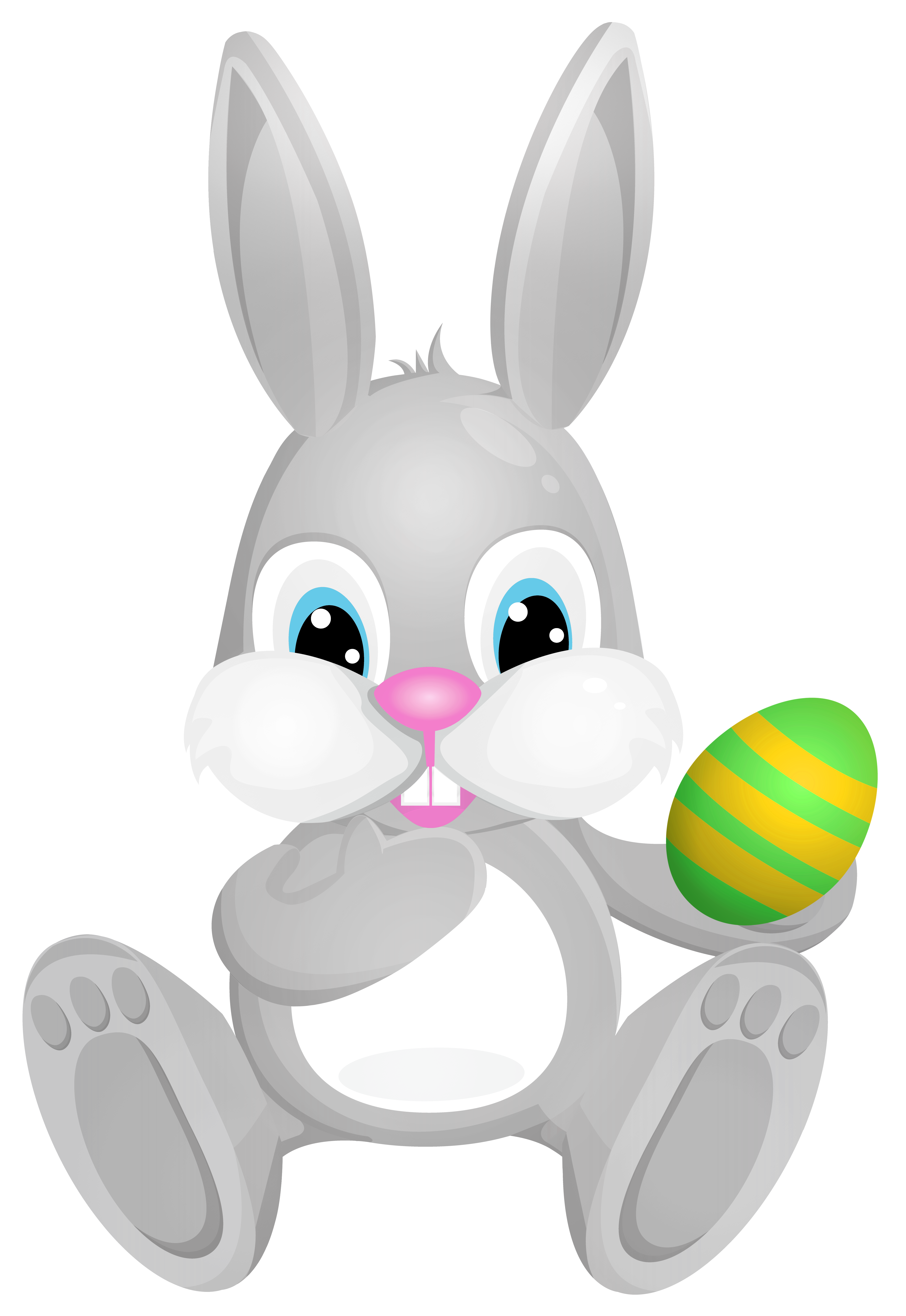Cgp Easter Grey Bunny PNG Download Free Clipart