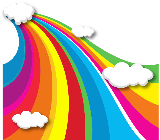 Rainbow Vector Euclidean Cloud Iridescence Free Clipart HD Clipart