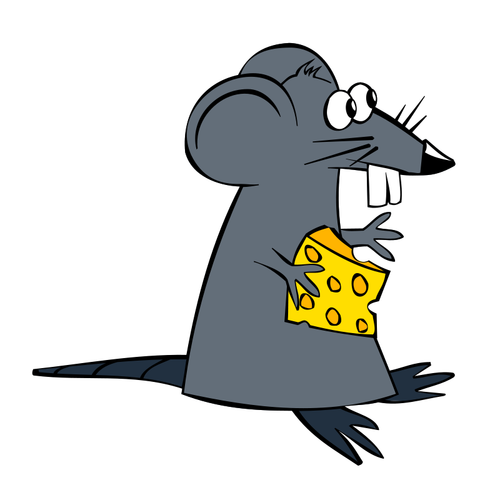 Greedy Rat Clipart
