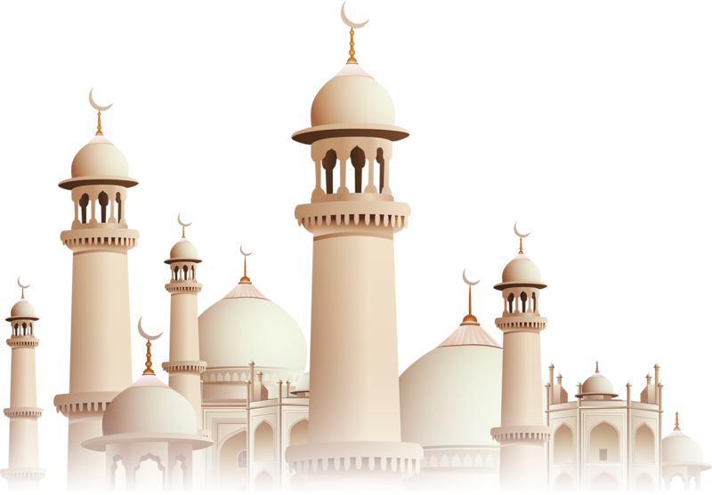 Download Islamic Castle Mosque Architecture Golden Free Transparent