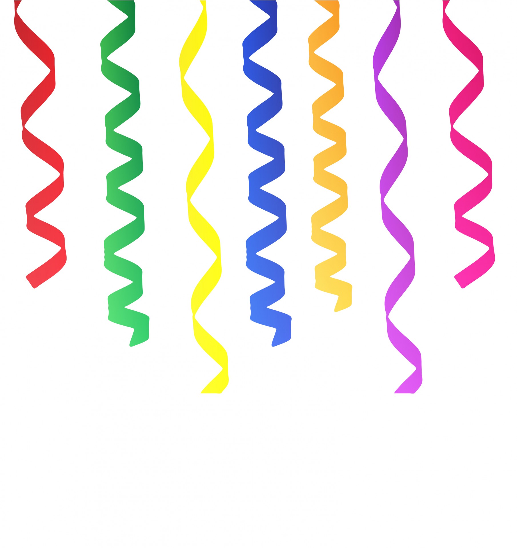Streamers Ribbons Colorful Stock Photo Public Clipart