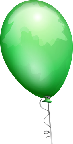 Of Green Shiny Balloon With Shades Clipart