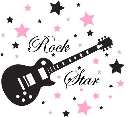 Rock Star Similiar Shooting Star Rock Keywords Clipart