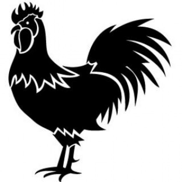 Rooster Silhouette Kid Hd Photos Clipart