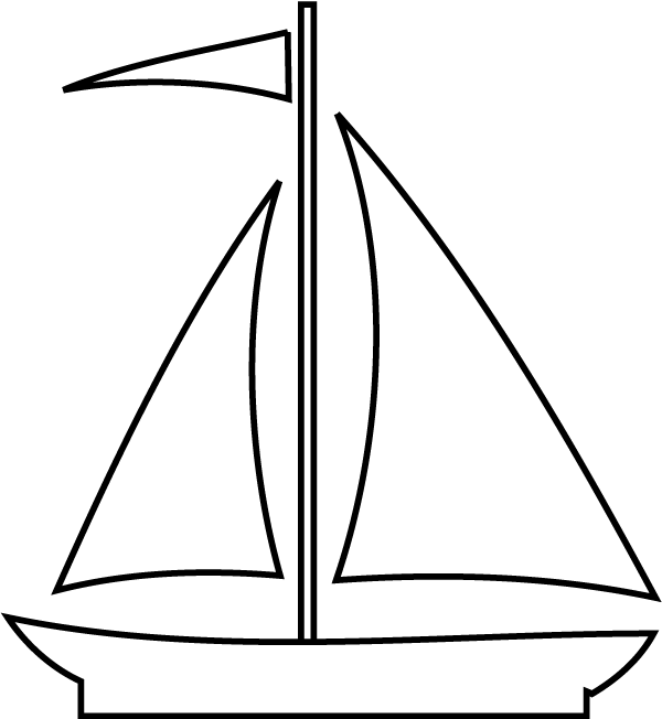 Sailboat Image Cartoon Sailboat Sailing The High Clipart