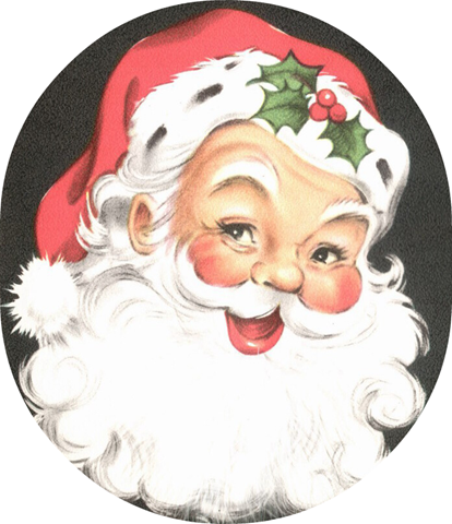 Santa From Vintage Holiday Crafts Blog Archive Clipart