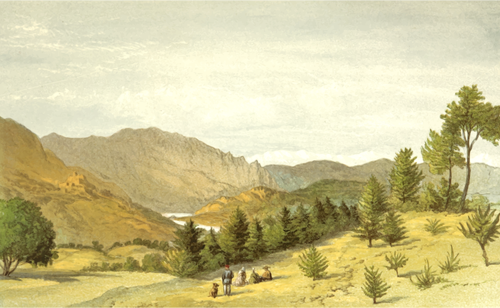 Valley Of The Var, From St Romaine Clipart