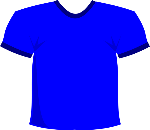 Blue T-Shirt Clipart