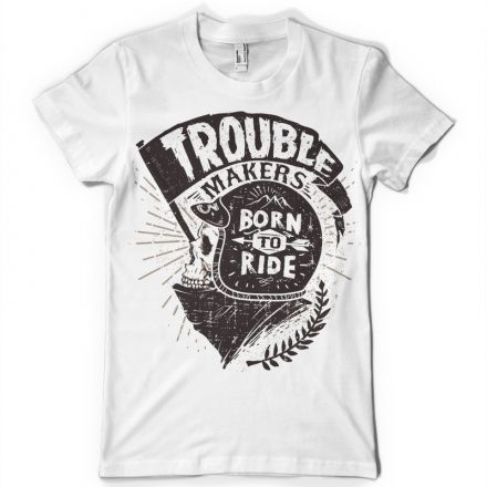T Shirt Trouble Makers Shirt Miras Puto Clipart