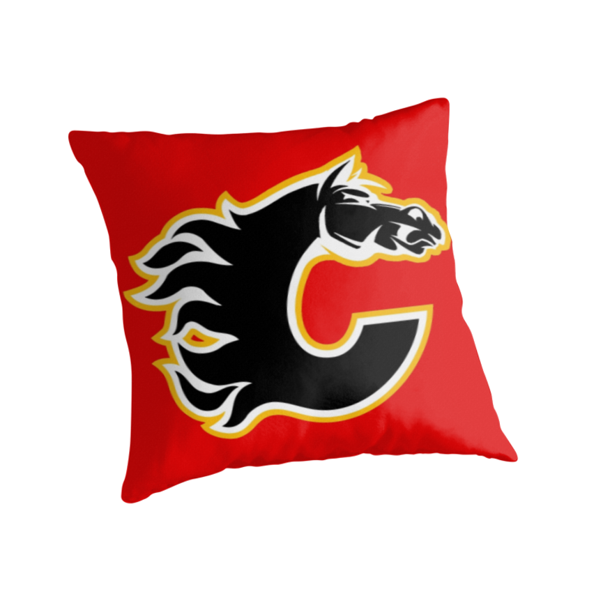 League Flames Nhl National Uniform Hockey Calgary Clipart