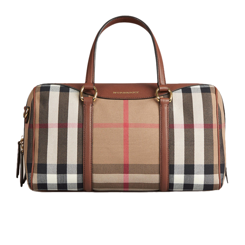 Burberry Capacity Leather Satchel Large Shoe Handbag Clipart