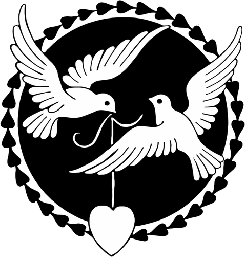 Love Doves Clipart