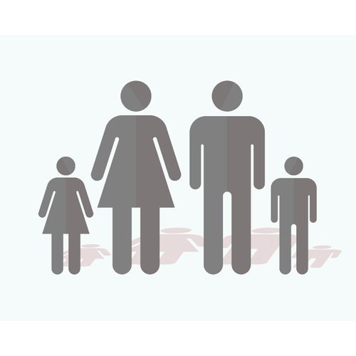 Family Sign Silhouette Clipart