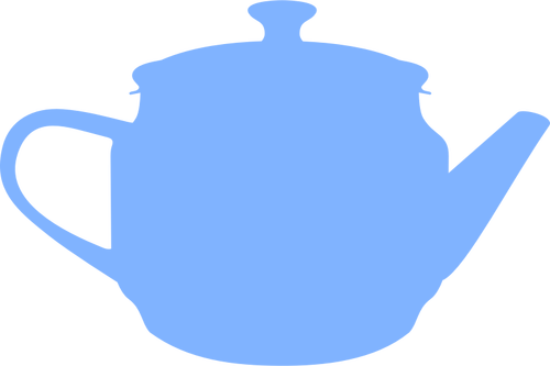 Silhouette Of A Teapot Clipart