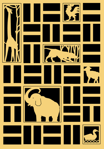 Animals Panel Clipart