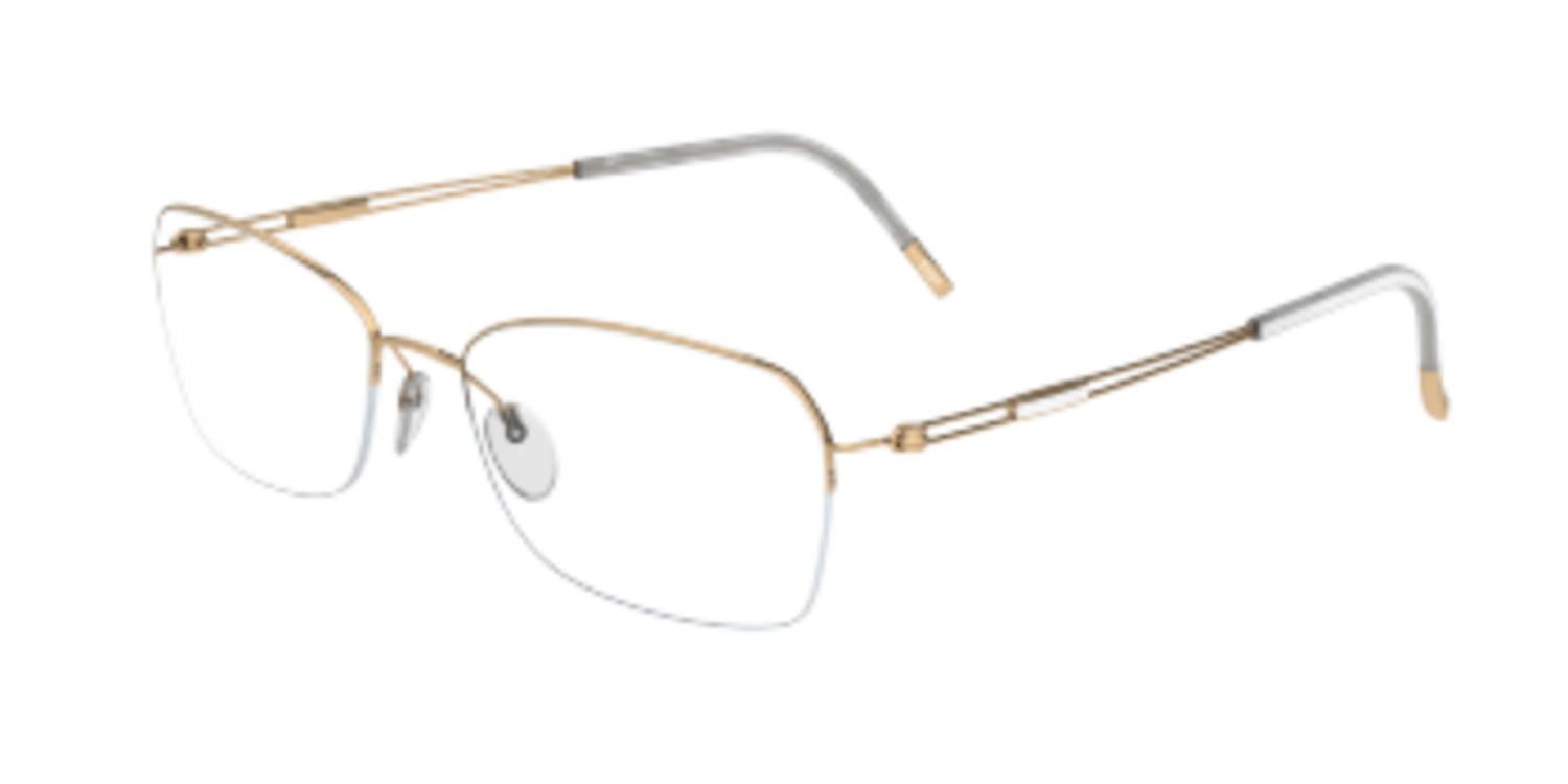 Eyeglasses Silhouette Gold Nylor 5221 Men 5278 Clipart