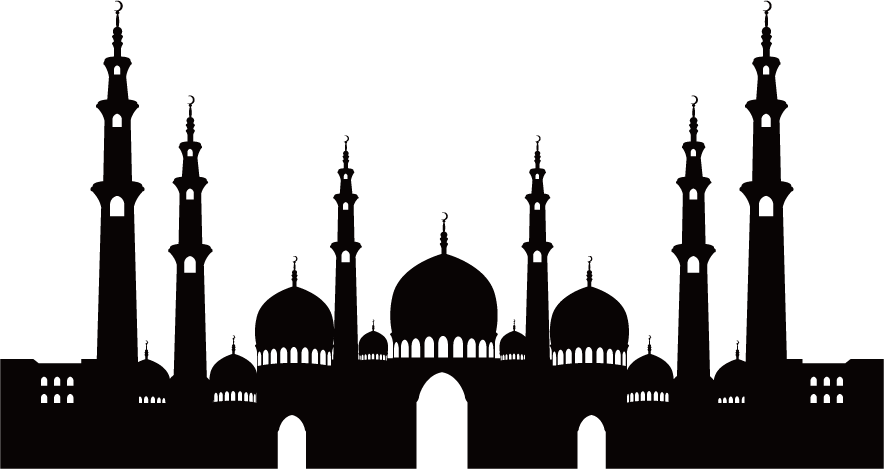 Islamic Material Silhouette Mosque Architecture Free Download PNG HQ Clipart