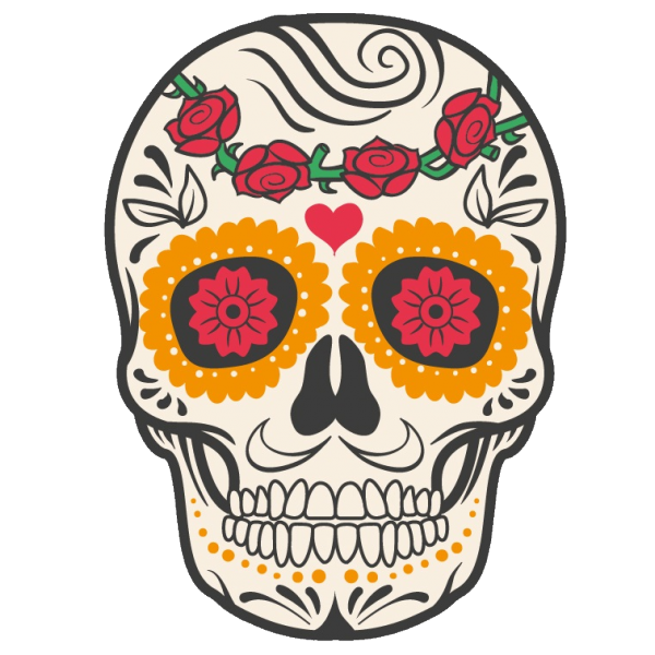 Cuisine Mexican Skull Mexico Calavera Dead Human Clipart
