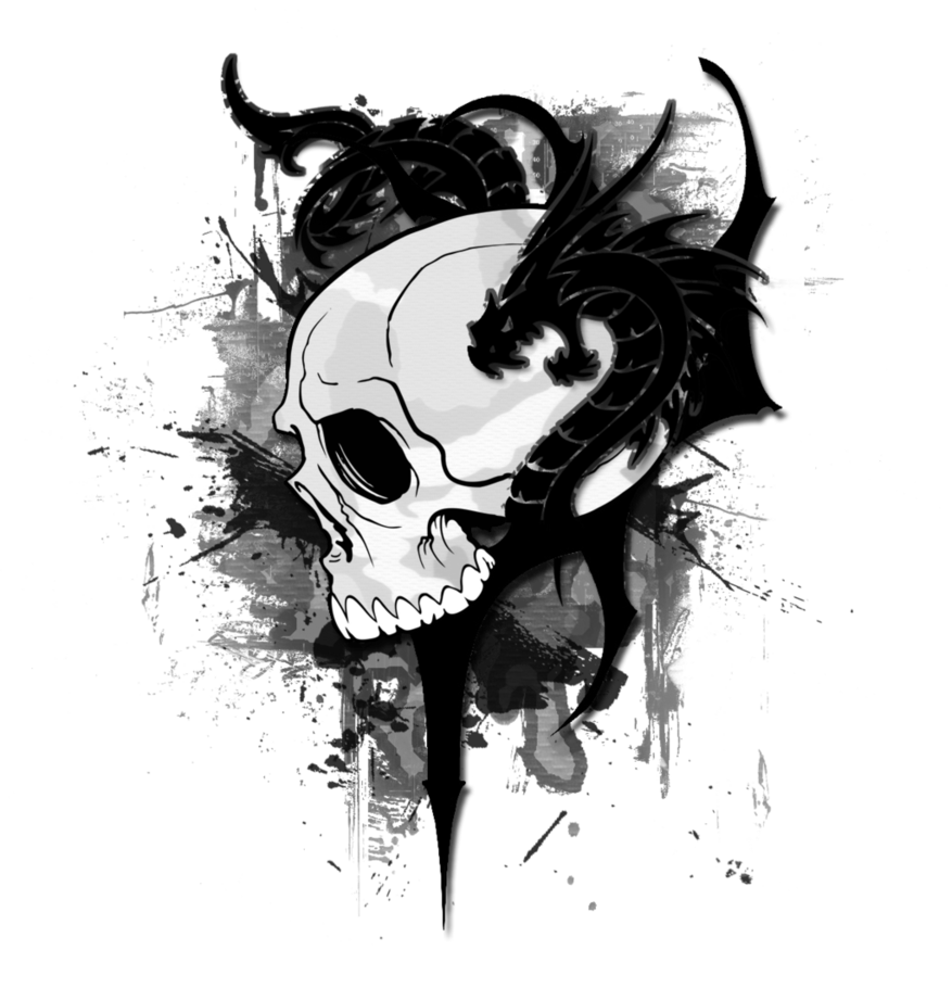 Tattoo Abstract Graffiti Drawing Skull PNG Download Free Clipart