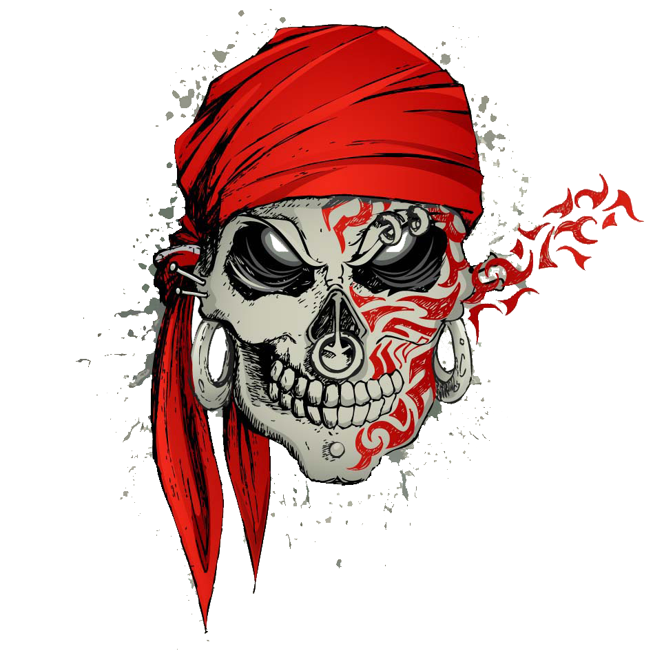 Kerchief Skull Photography Human Symbolism Stock Clipart