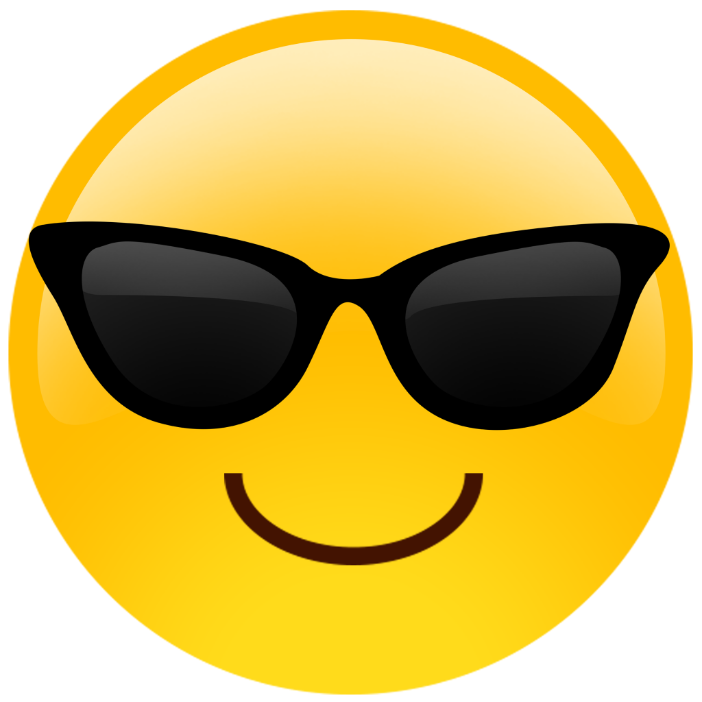 Smirk Smiley Sunglasses Emoji Free Photo PNG Clipart