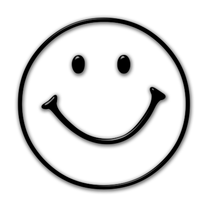Smiley Face Black And White Download Png Clipart