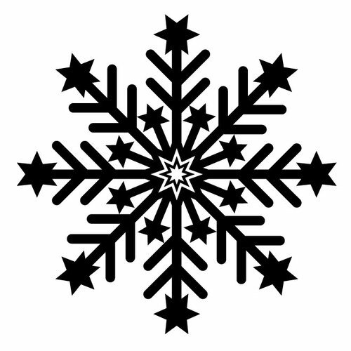 Snowflake Symbol Clipart