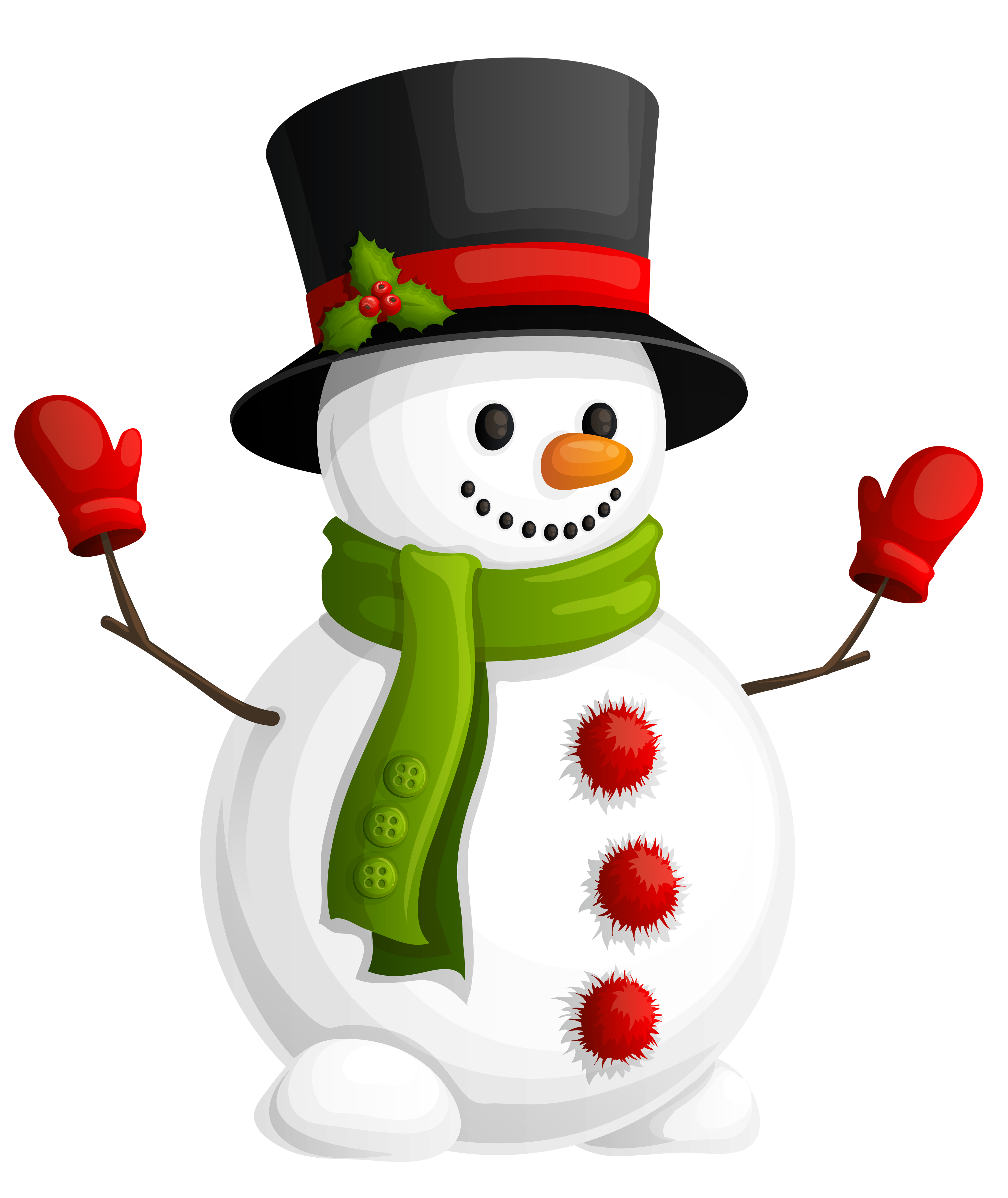 Snowman Ornament Transparent Decoration Green With Christmas Clipart