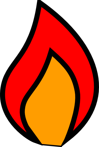 Fire Flames Black And White Clipart Clipart