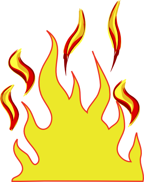 Flames The Download Png Clipart