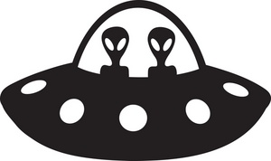 Alien And Spaceship Hd Photo Clipart