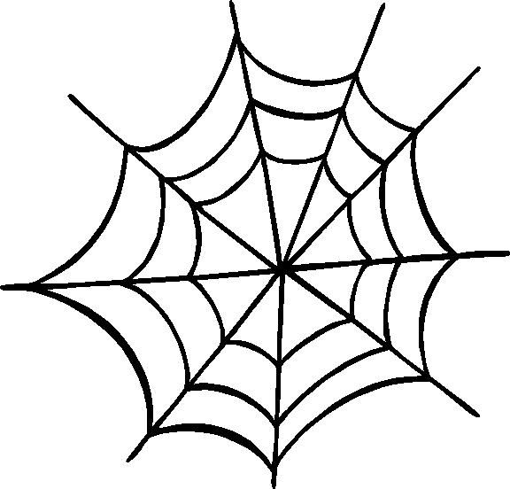 Spider Web Outline Holidays Spider Download Png Clipart
