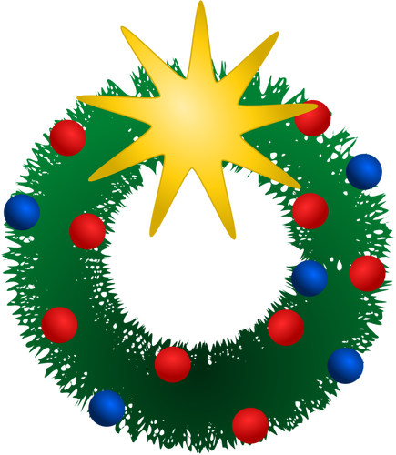 Festive Wreath Clipart