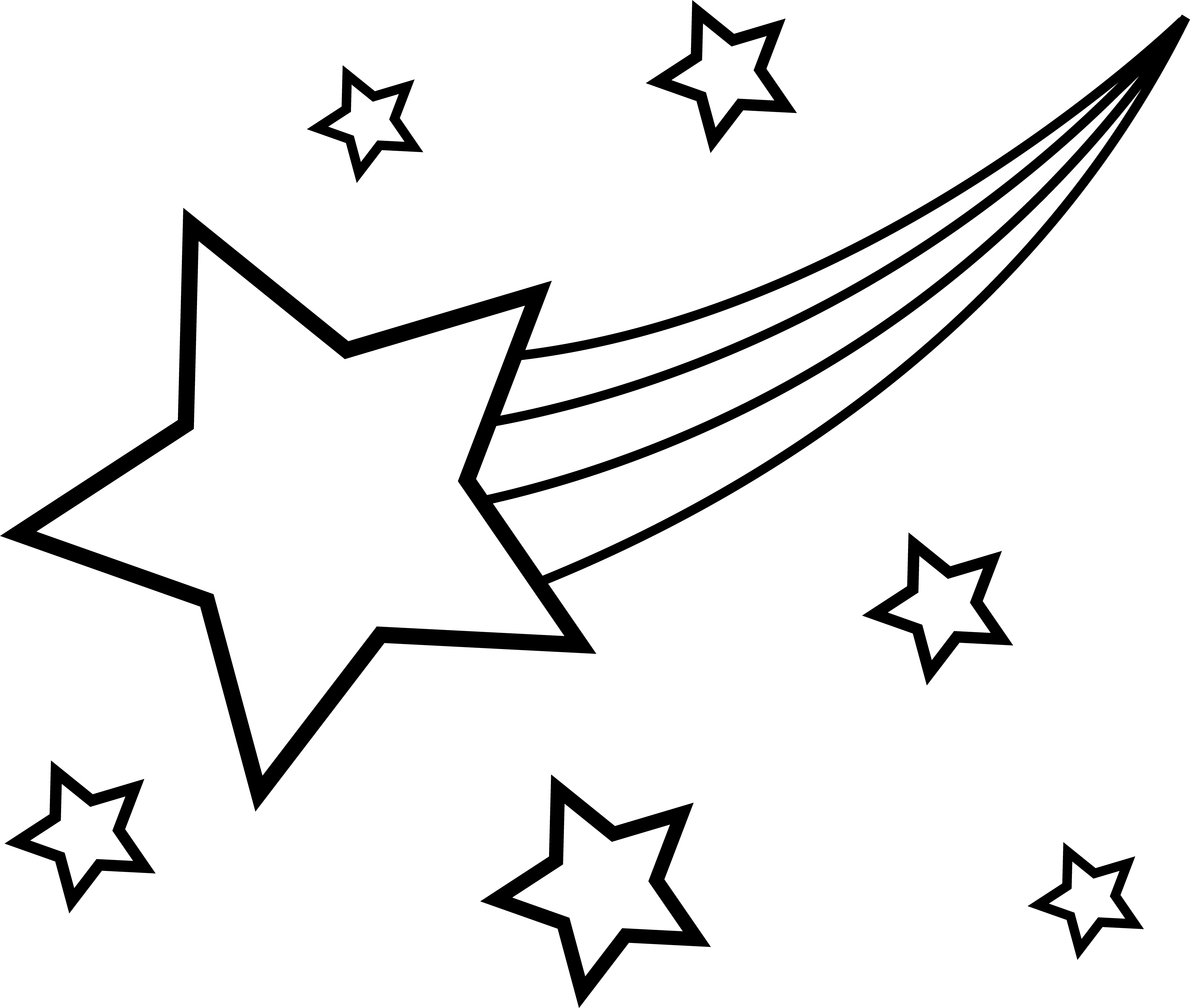 Shooting Star Png Image Clipart