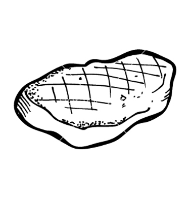 Steak Black And White Kid Png Image Clipart